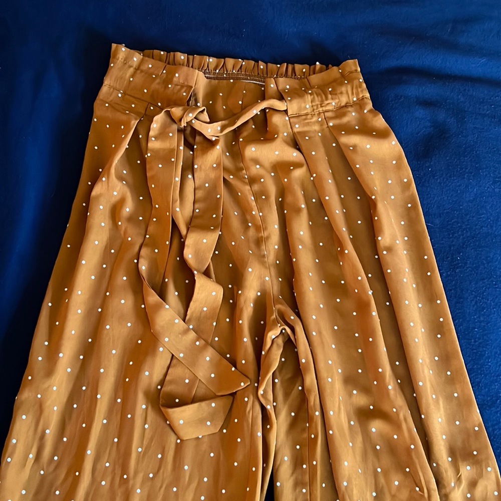Paper bag waist dress pant